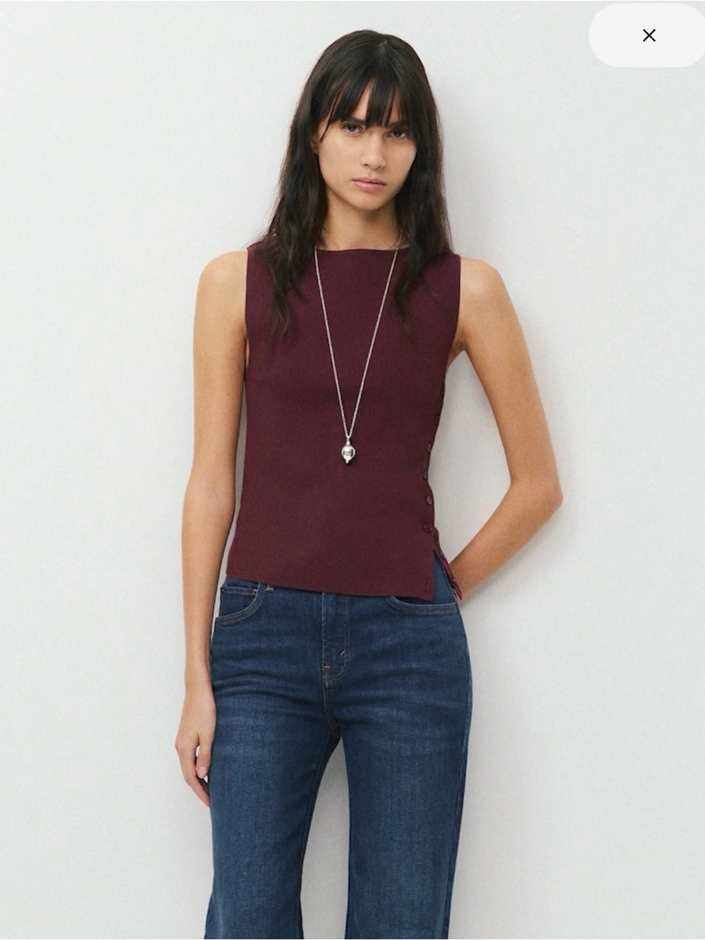 Kindred Top - Wonder Yarn- Gala Plum